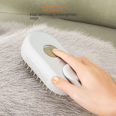 Pets Dog & Cat Electric Spray Steam Brush  3 in 1  Cat Hair Brushes for Massage Pet Grooming Comb Hair Removal Combs