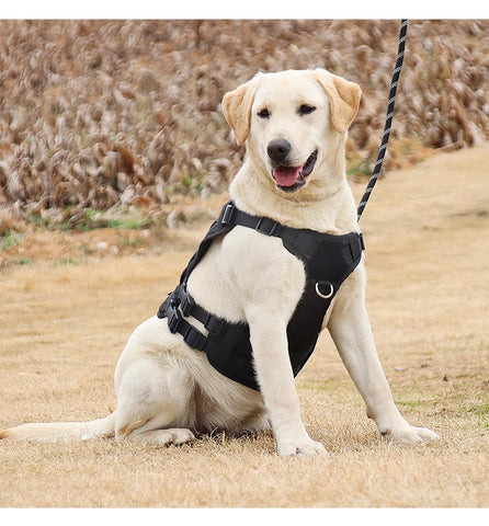 Dog Harness Tactical Vest Outdoor Training Walking Dog Harness Tactical Chest Sling For Medium And Large Dogs