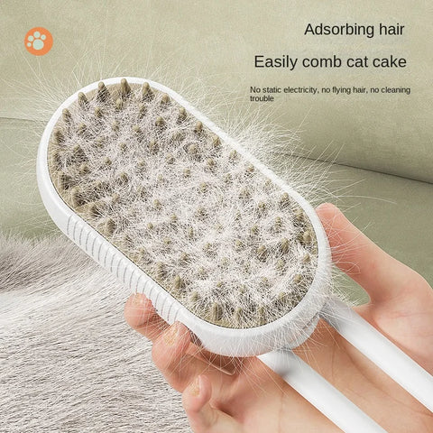 Pets Dog & Cat Electric Spray Steam Brush  3 in 1  Cat Hair Brushes for Massage Pet Grooming Comb Hair Removal Combs