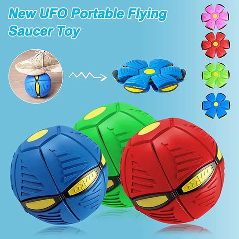 Dog Toys Magic Funny Pet Toy Flying Saucer Outdoor Dog Training Toy Pelota Perro Dogs Accessoires Futurism Saucer Ball