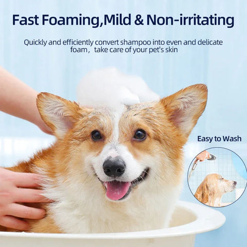 Automatic Soap Dispenser For Cat Pet Smart Bathroom Liquid Soap And Shampoo Making Foam Dispender Dog Shower Accessories