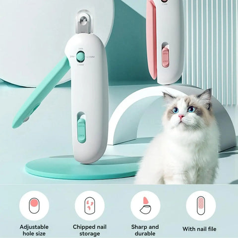 Professional Pet Nail Clippers with Adjustable Hole Cat Dog Nail Clipper Cutter Pet Claw Trimmer Puppy Kitten Care Grooming Tool