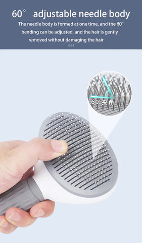 Pet Comb Stainless Steel Needle Comb Pet Dog Cleaning Brush Dog And Cat Hair Removal Floating Hair Cleaning Beauty Skin Care