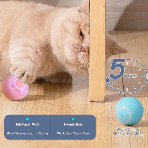 Smart Dog Toy Ball Electronic Interactive Pet Toy Moving Ball USB Automatic Moving Bouncing for Puppy Birthday Gift Cat Products